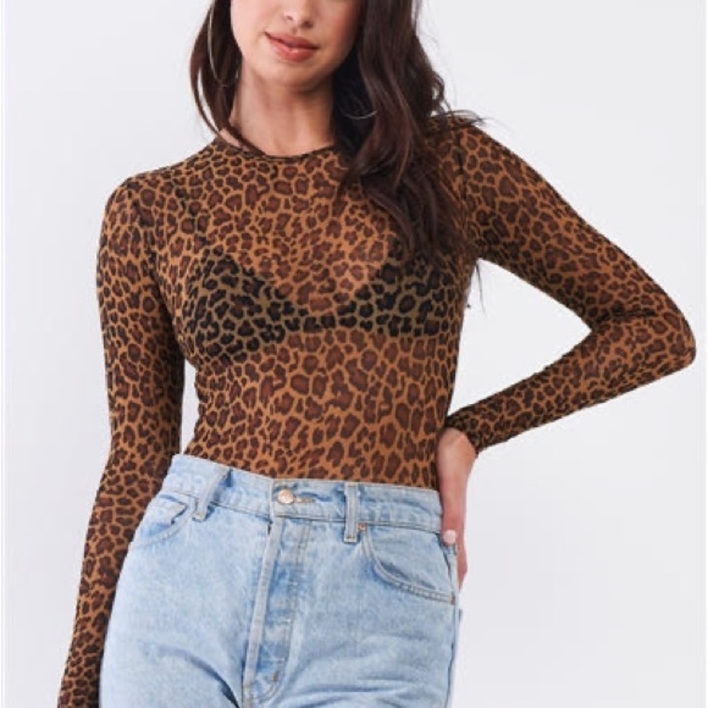 Leopard Print Bodysuit